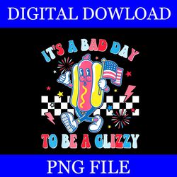 it's a bad day to be a glizzy hot dog png