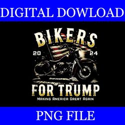 biker for trump making america great again png