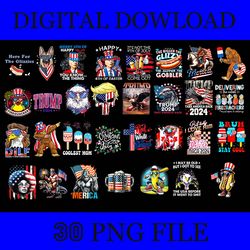 bundle 4th of july png, trump 2024 png, eagle 4th of july