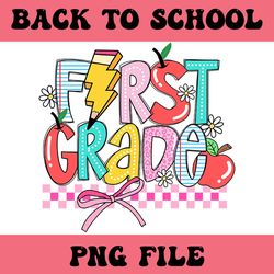 first grade png, first grade back to school png, first day of school png