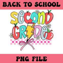 second grade png, second grade back to school png, first day of school png