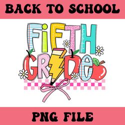 fifth grade png, fifth grade back to school png, first day of school png