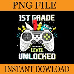 1st grade level unlocked video game back to school png