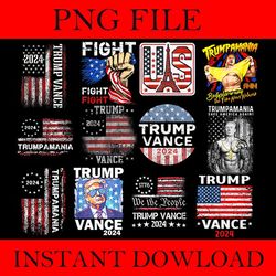 bundle trump vance 2024 vintage png, trump 2024 png, trump vance png