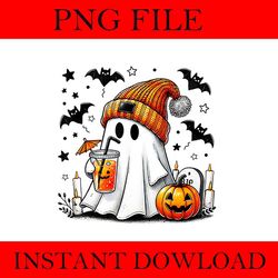halloween ghost pumpkin spice latte png