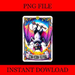 bat shit crazy tarot card png