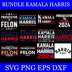 bundle kamala harris 2024 svg, kamala harris for president svg, kamala harris svg