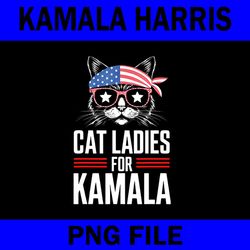 cat ladies for kamala png