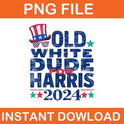 old white dude for harris 2024 png