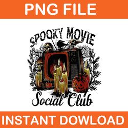 spooky movie social club halloween png