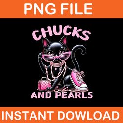 chucks and pearls black cat png