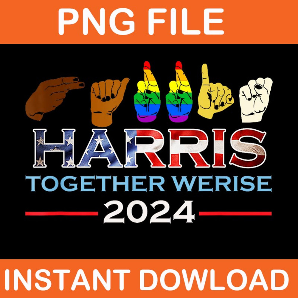 Kalama Harris Together Werise LGBT PNG 0