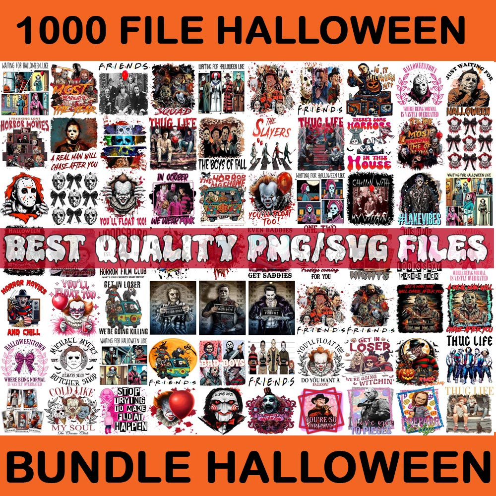 Bundle Halloween 1000 Villains Bundle Png Horror Movie Halloween Png Horror Movie Png 2