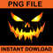 Scary Pumpkin Jack O Lantern Face Halloween PNG 0