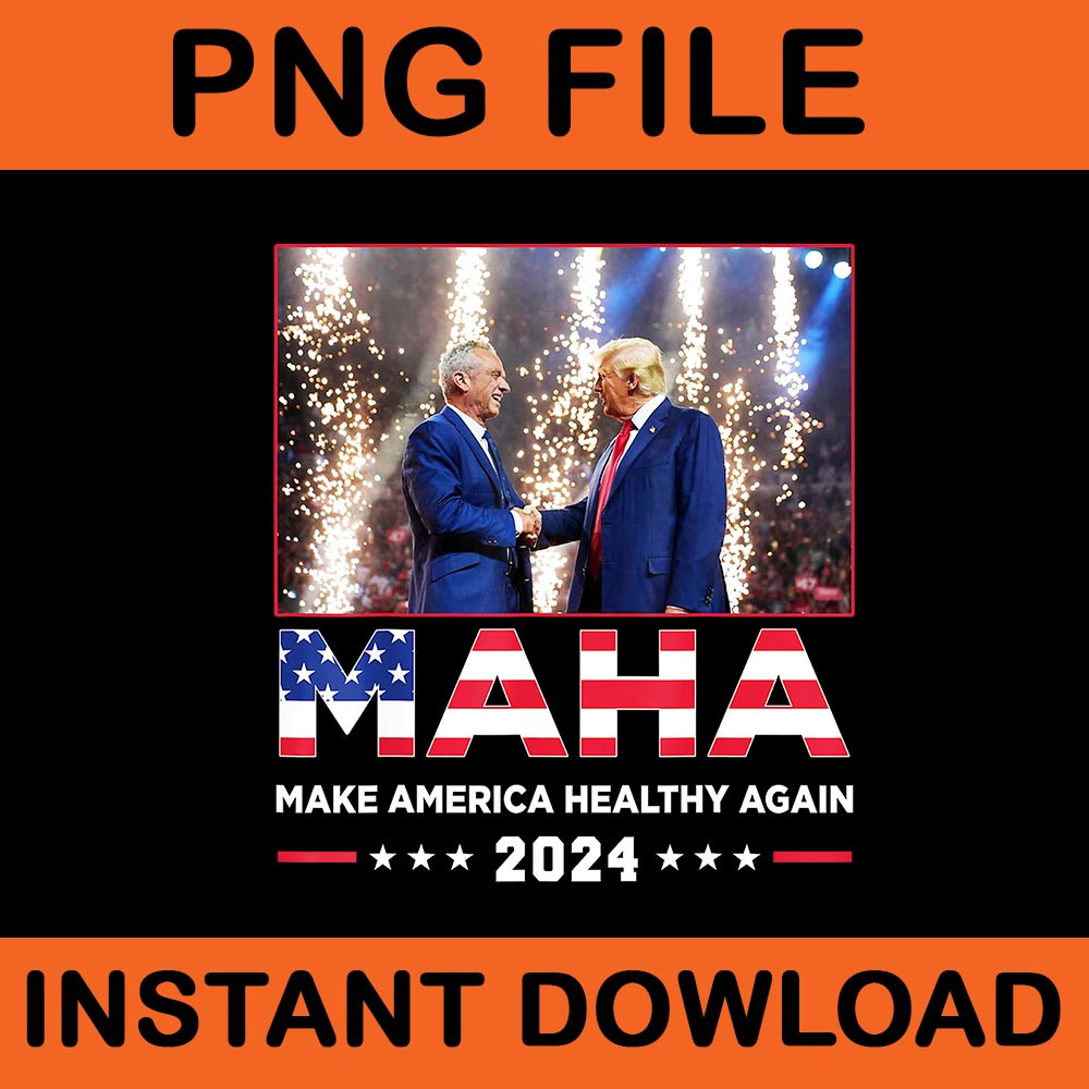 Maha Make America Healthy Again 2024 Trump PNG 0