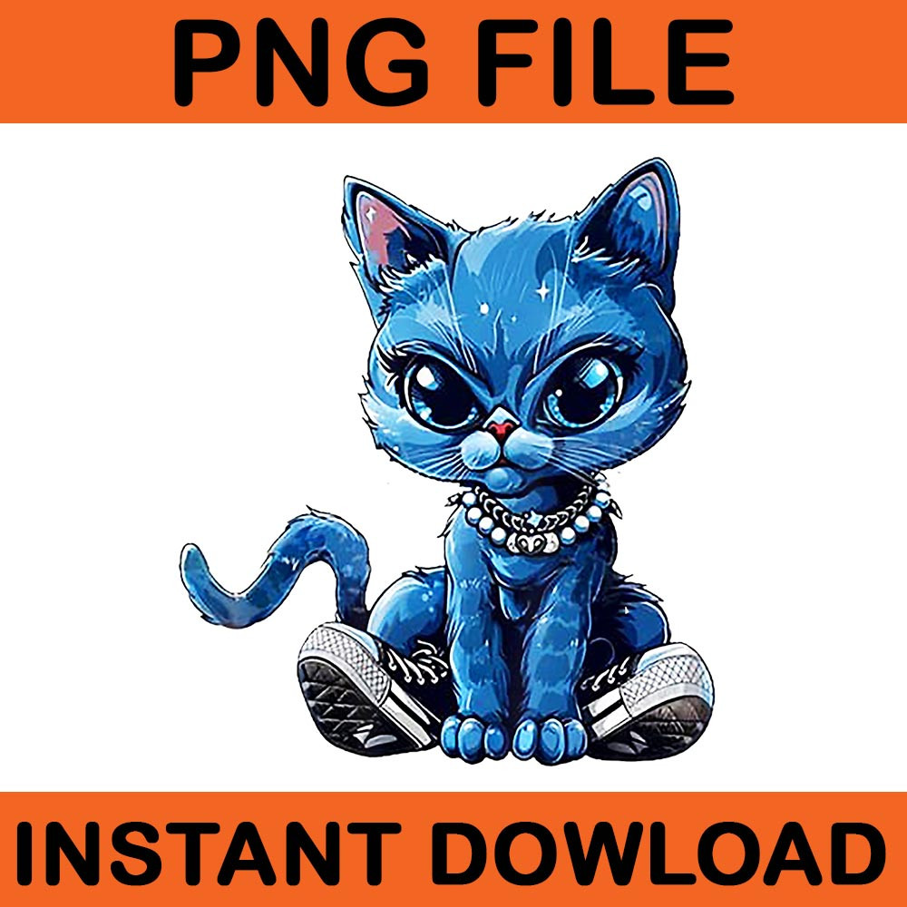 Retro Cat Chucks And Pearls Comma La Kamala Harris 2024 PNG 0