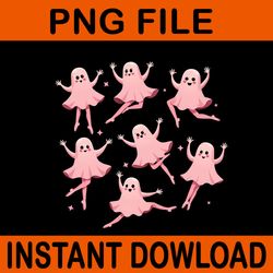 ballet pink ghost png, pink ghost ballet dancer spooky halloween png, ghost dance png