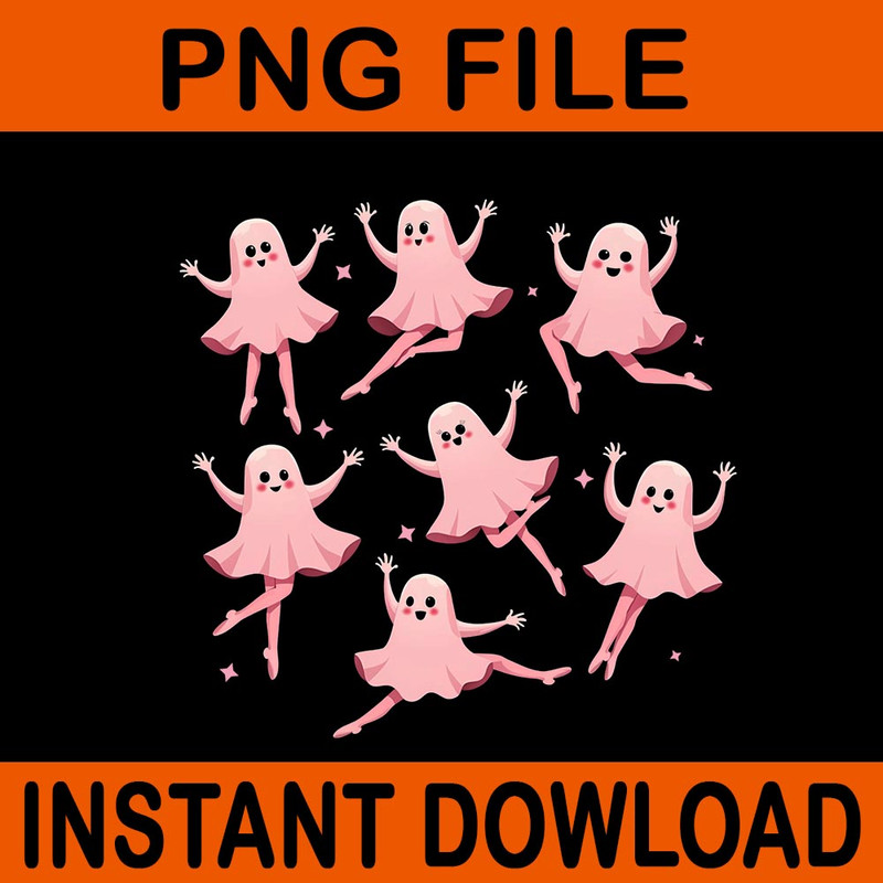 Ballet Pink Ghost PNG Pink Ghost Ballet Dancer Spooky Halloween PNG Ghost Dance Png 0