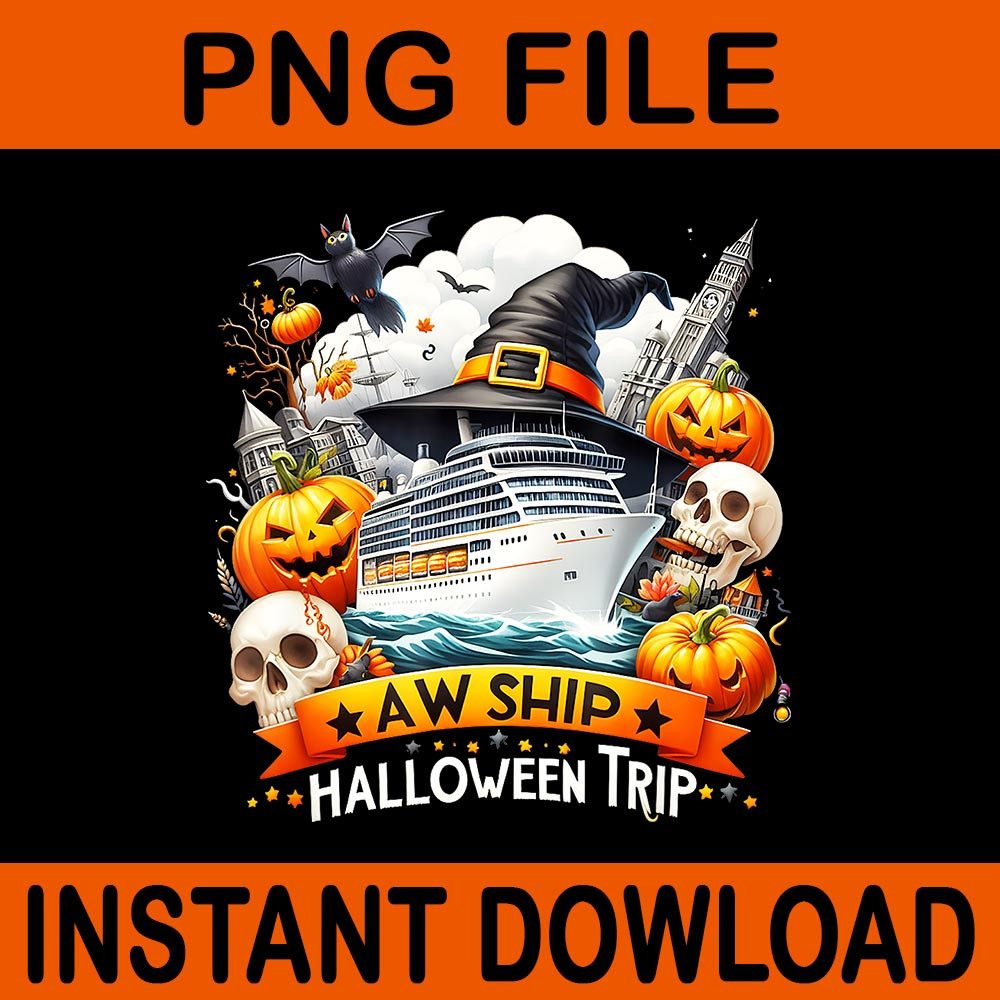 Cruise Squad Happy Halloween Spooky Aw Ship PNG 0