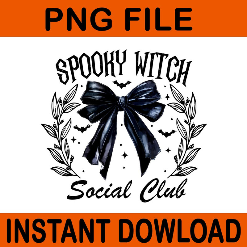 Coquette Bow Sugar Skull Skeleton Spooky Season Halloween PNG 1