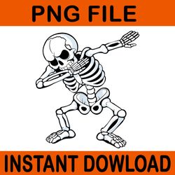 dabbing skeleton spooky dancing png