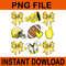 Yellow Cheer Coquette Football Mom PNG 0