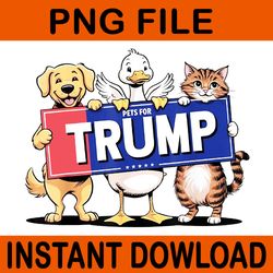 cat duck dog pets for trump png
