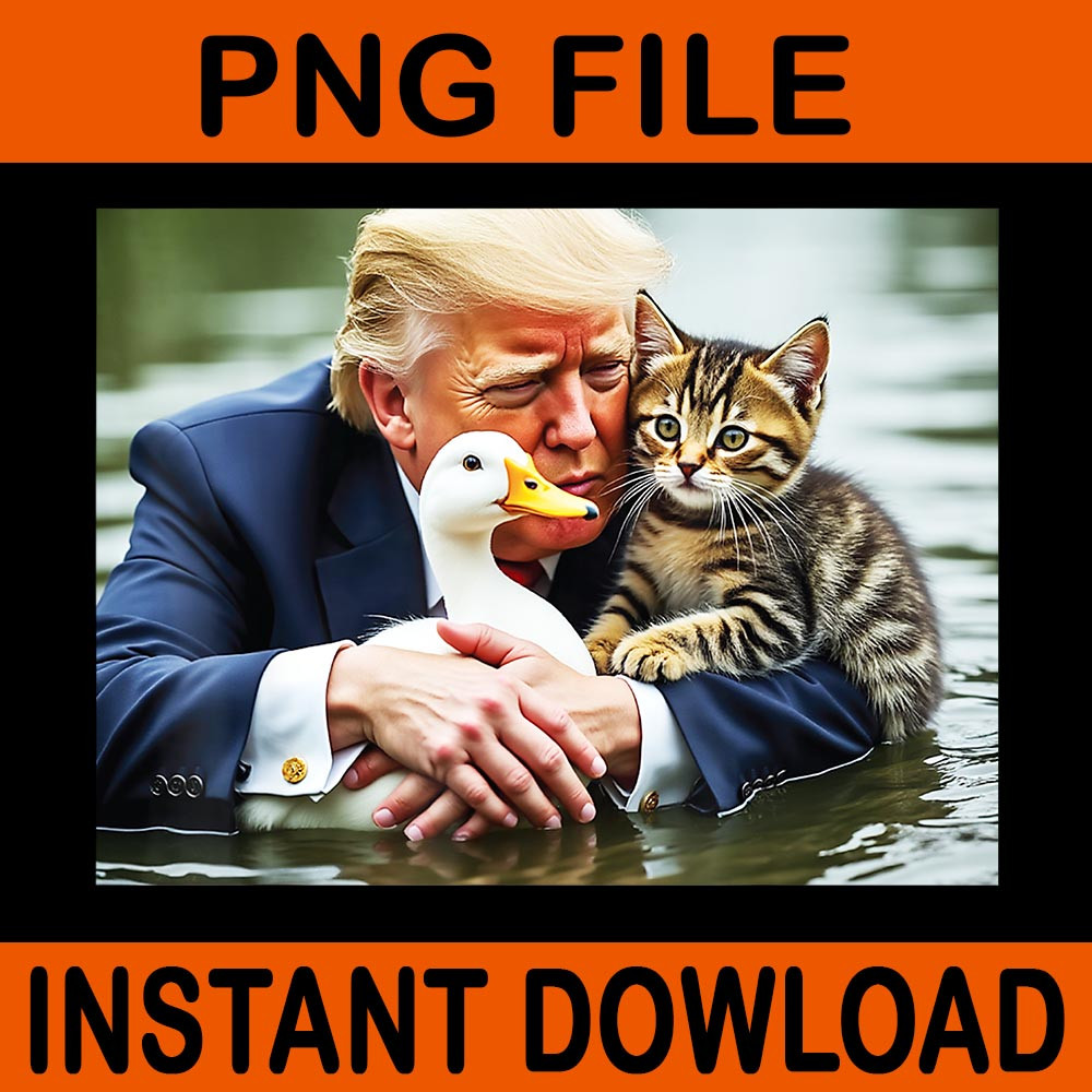 Dont Eat Me Cats For Trump 2024 PNG 1