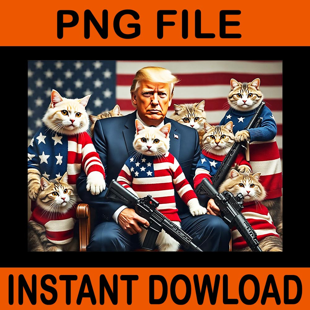 The Cats Trump Vote 2024 America PNG 0
