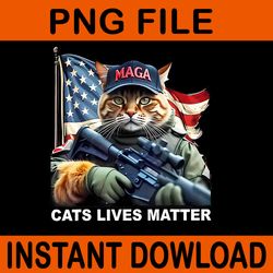 cats lives matter trump 2024 png