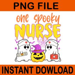 one spooky nurse halloween nurse fall scrub rn png