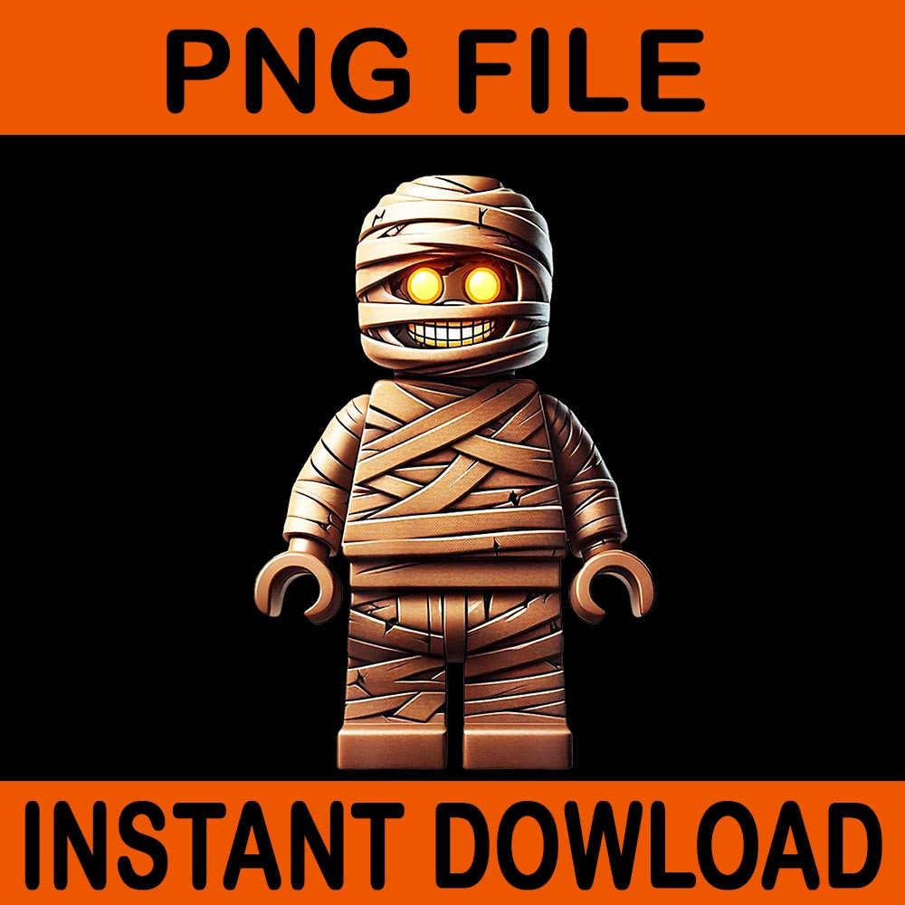 Master Builder Mummy Halloween PNG 0