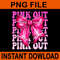 Pink Out Breast Cancer Football Coquette Bow Mom PNG 0