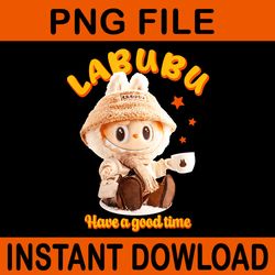cute labubu classic pose png