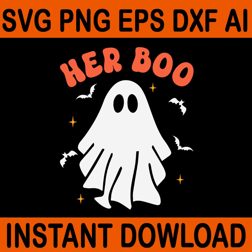 Her Boo Halloween SVG 0