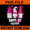 Gnomes Support Squad Breast Cancer Awareness PNG 0