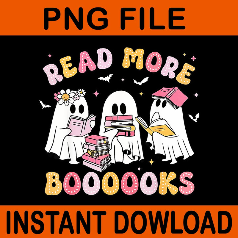 Ghost Book Read More Books Teachers Halloween PNG 0