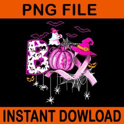 boo ghost pink breast cancer awareness png