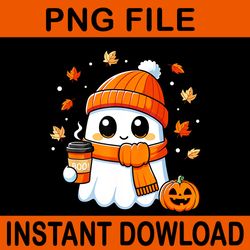 ghost coffee boo halloween png