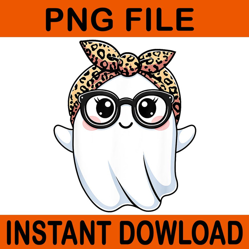 Ghost Glasses Boo Halloween PNG 0