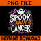 Spook Away Cancer October Halloween Breast Cancer Awareness PNG 0