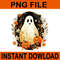 Floral Ghost Halloween Ghost Pumpkin JackoLantern PNG 0