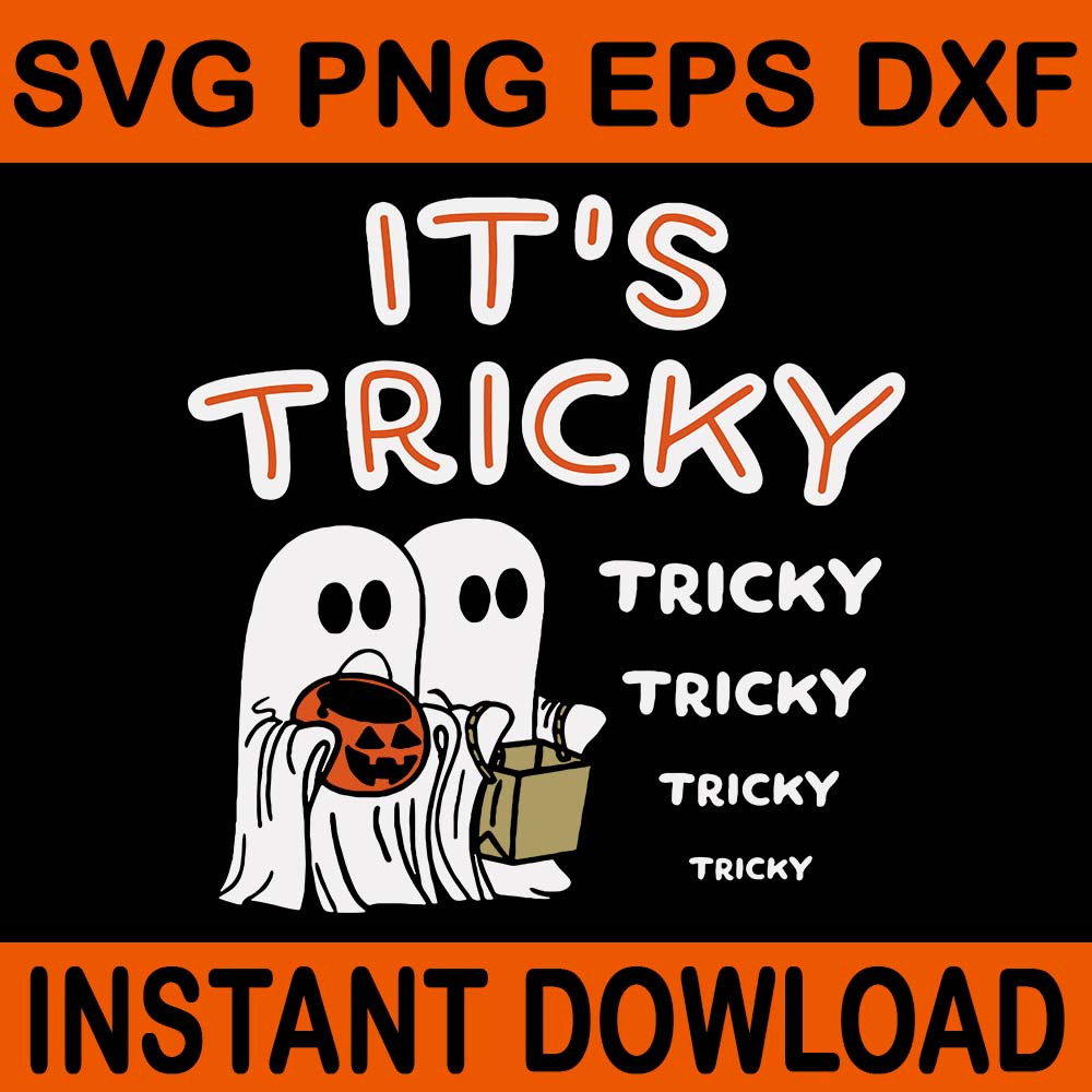 Its Tricky Tricky Tricky Spooky Halloween SVG 0