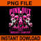 Pink Out Tackle Breast Cancer Awareness Football Pink Ribbon PNG 0