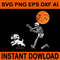 Spooky Humor Halloween Skeleton Chasing Dog SVG 0