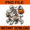 Skeleton Riding Puddle Mummy Halloween PNG 0