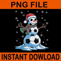 soccer snowman soccer player santa hat christmas png, soccer snowman christmas png, snowman xmas png