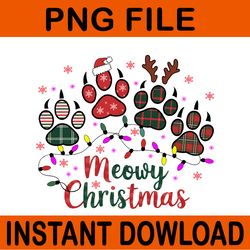cat merry christmas png, cat xmas png, cat light christmas png