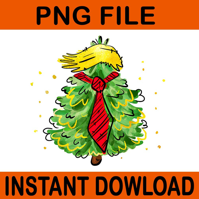 Trump Christmas USA PNG Trump Hair Tree Christmas PNG Trump Tree Christmas PNG 0