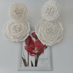 Large hanging roses 27 pcs for decoration inside and outside